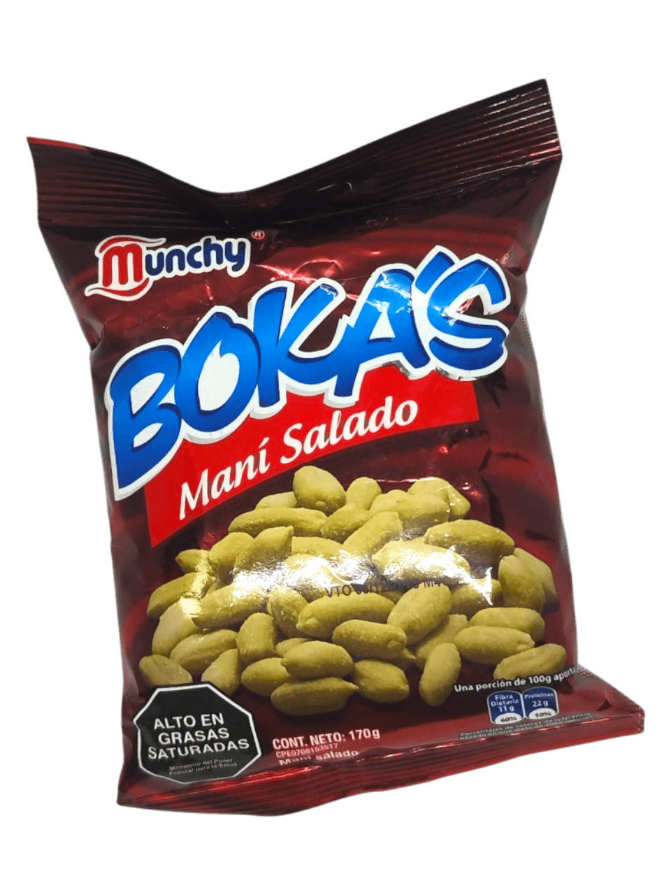 BOKAS MANI SALADO 170G