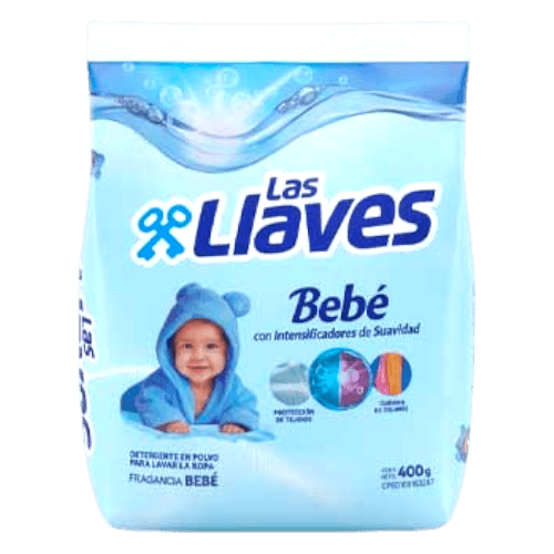 JABON LAS LLAVES DETERGENTE BEBE 400G