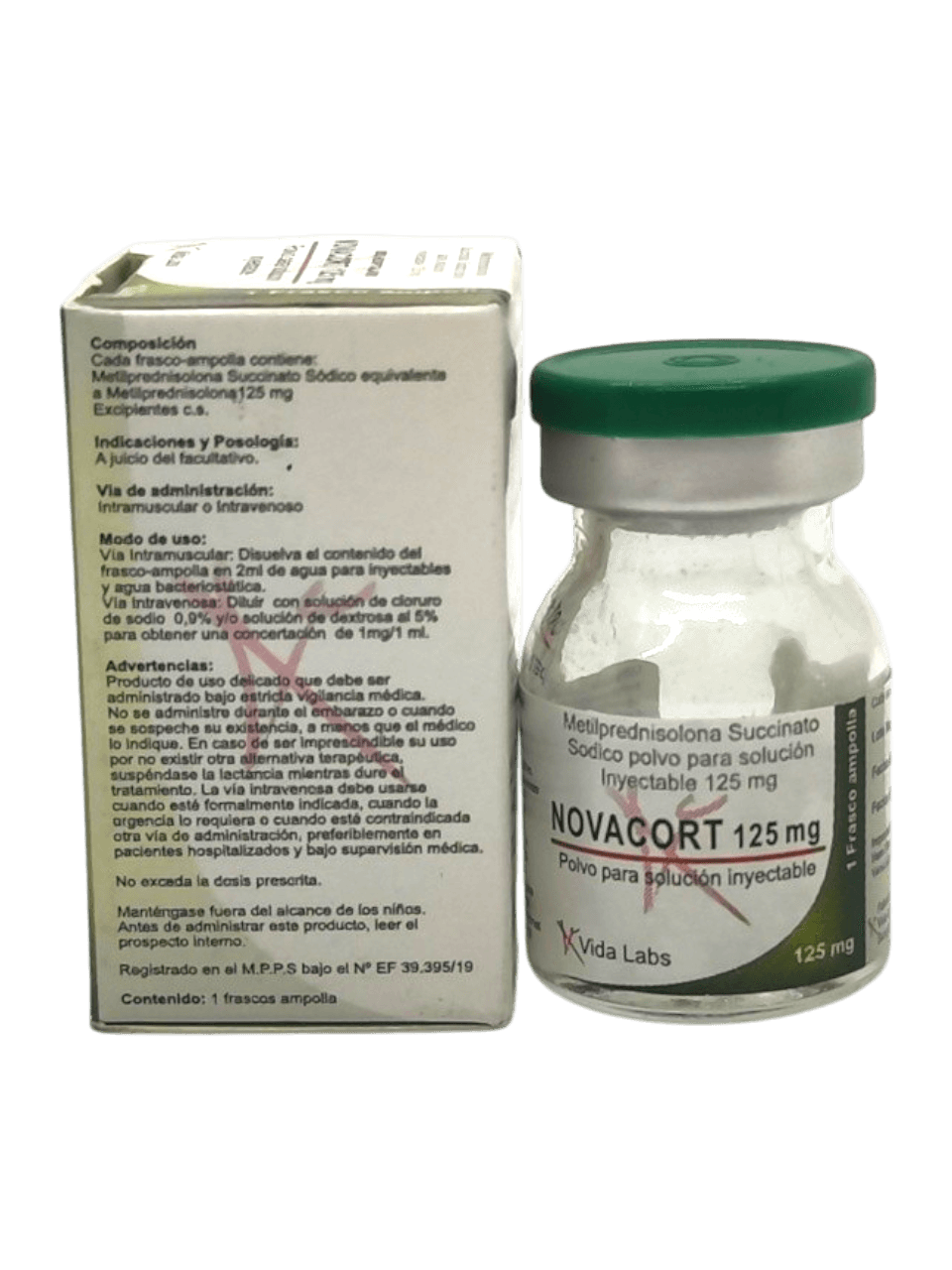 NOVACORT 125 MG X 1 AMP METILPREDNISOLON