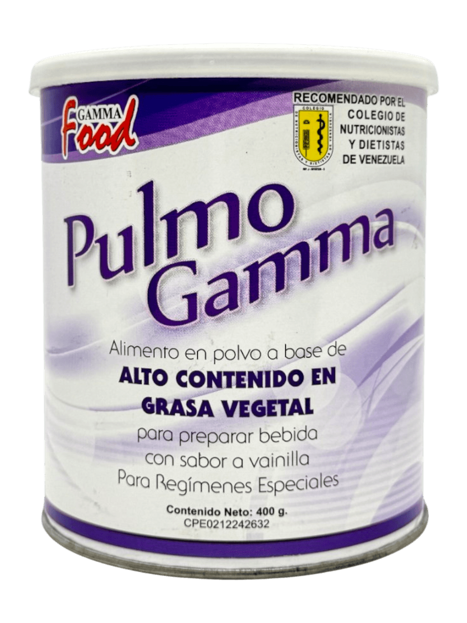 PULMOGAMMA ALIMENTO EN POLVO VAINILLA 400GR