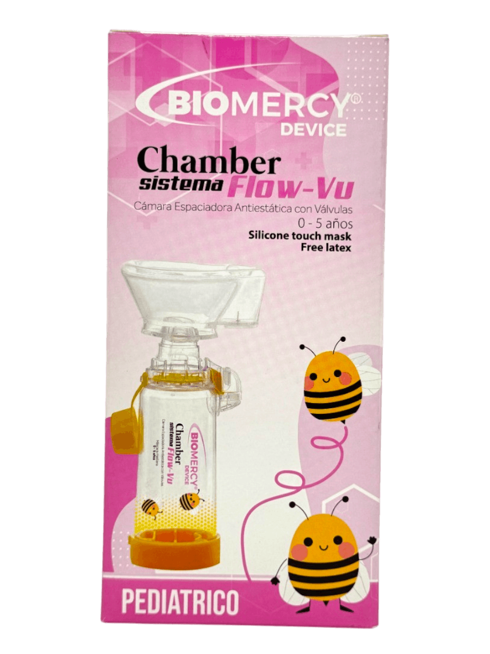AEROCHAMBER  FLOW-VU PEDIATRICO BIOMERCY