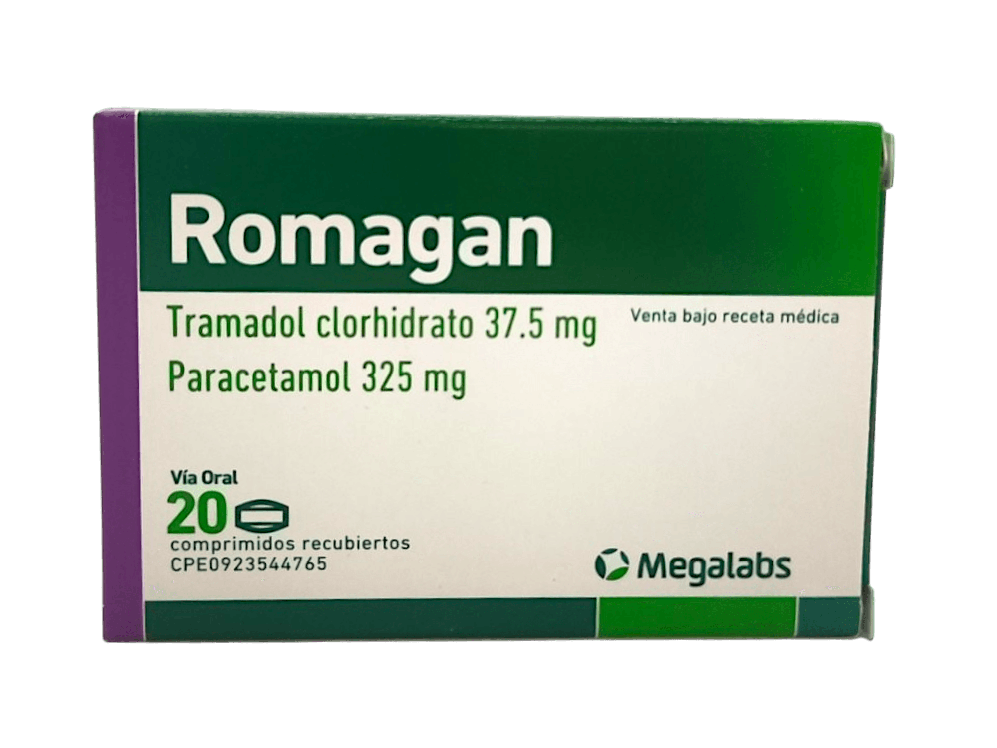ROMAGAN 37.5MG-325MG X 20 COMP