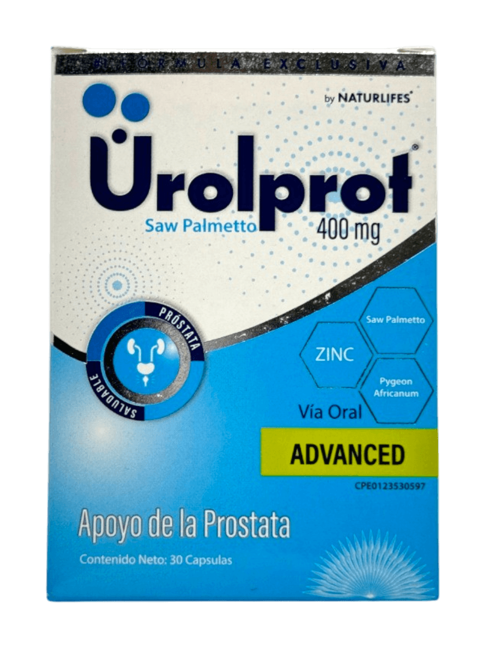 UROLPROT 30 CAPSULAS 400 mg - Via oral