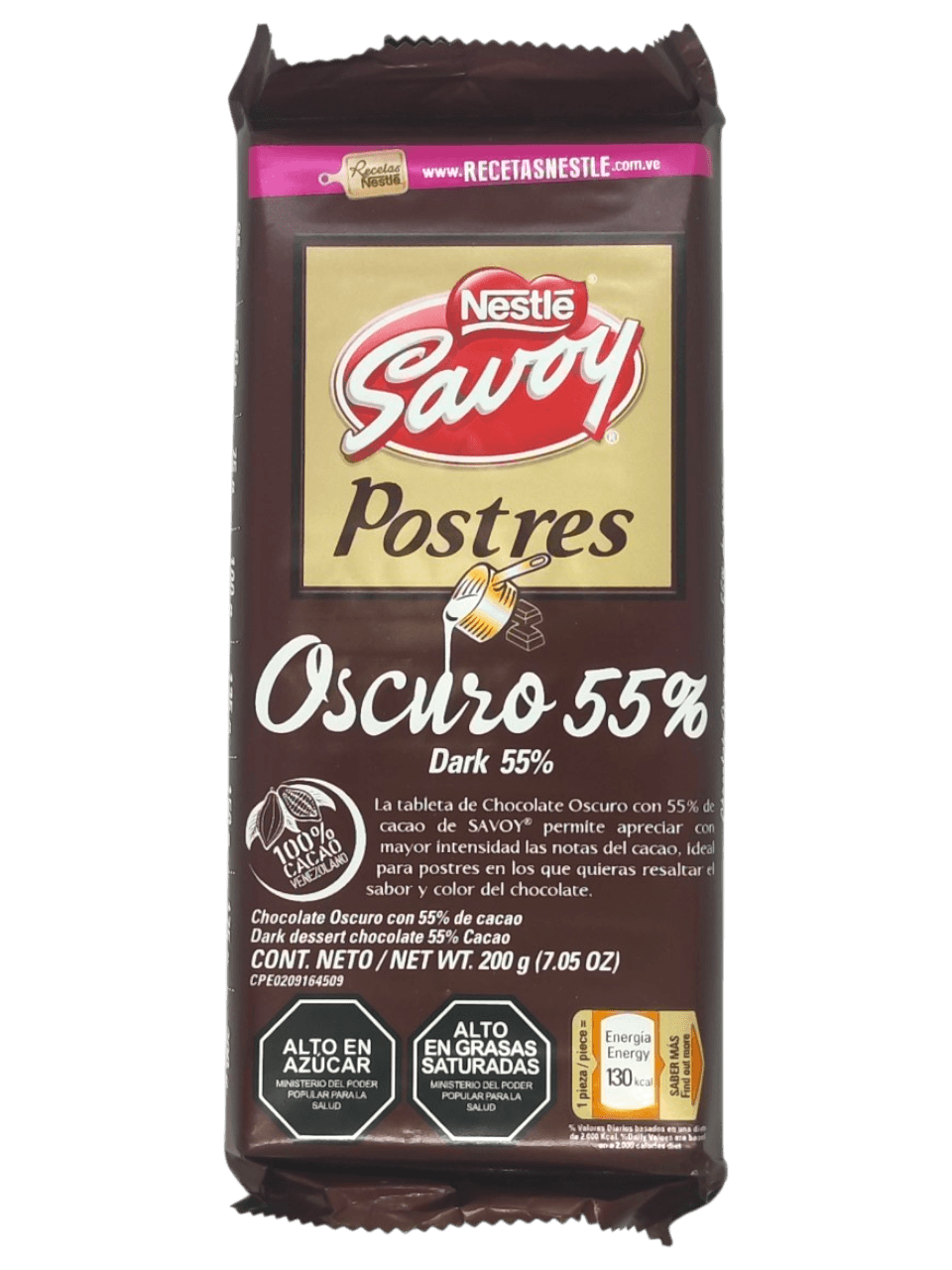 CHOCOLATE SAVOY POST DISP OSC/55% 200G