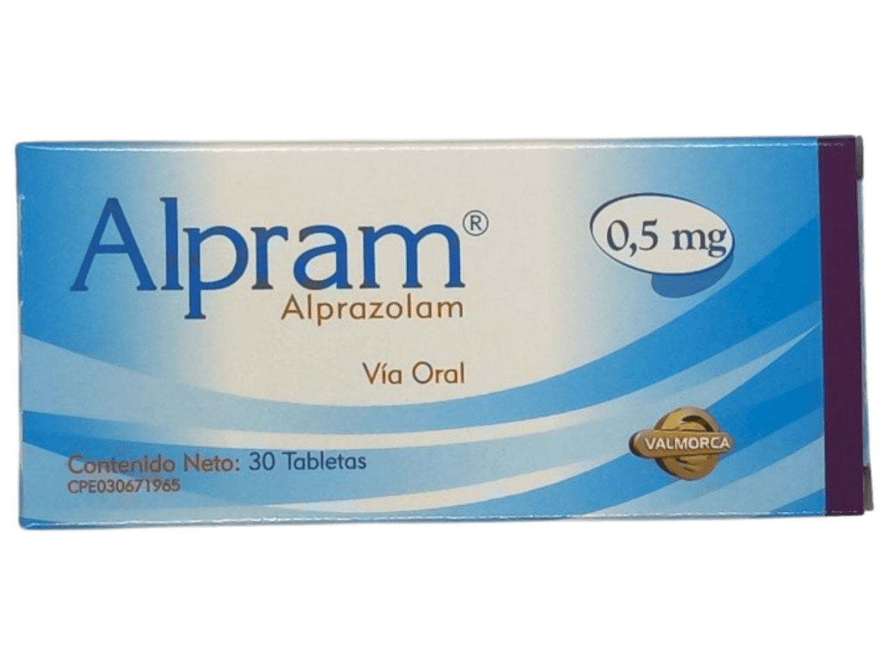 ALPRAM 0,5MG X 30 TAB VALMORCA