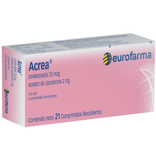 ACREA 21 COMPRIMIDOS 0.035 mg – 2 mg - Via oral
