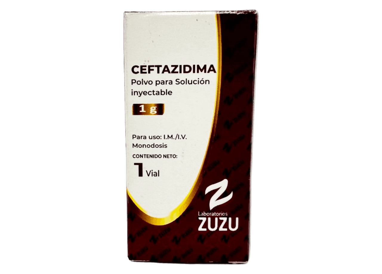 CEFTAZIDIMA IM-IV 1GR/ML X 1 AMP ZUZU