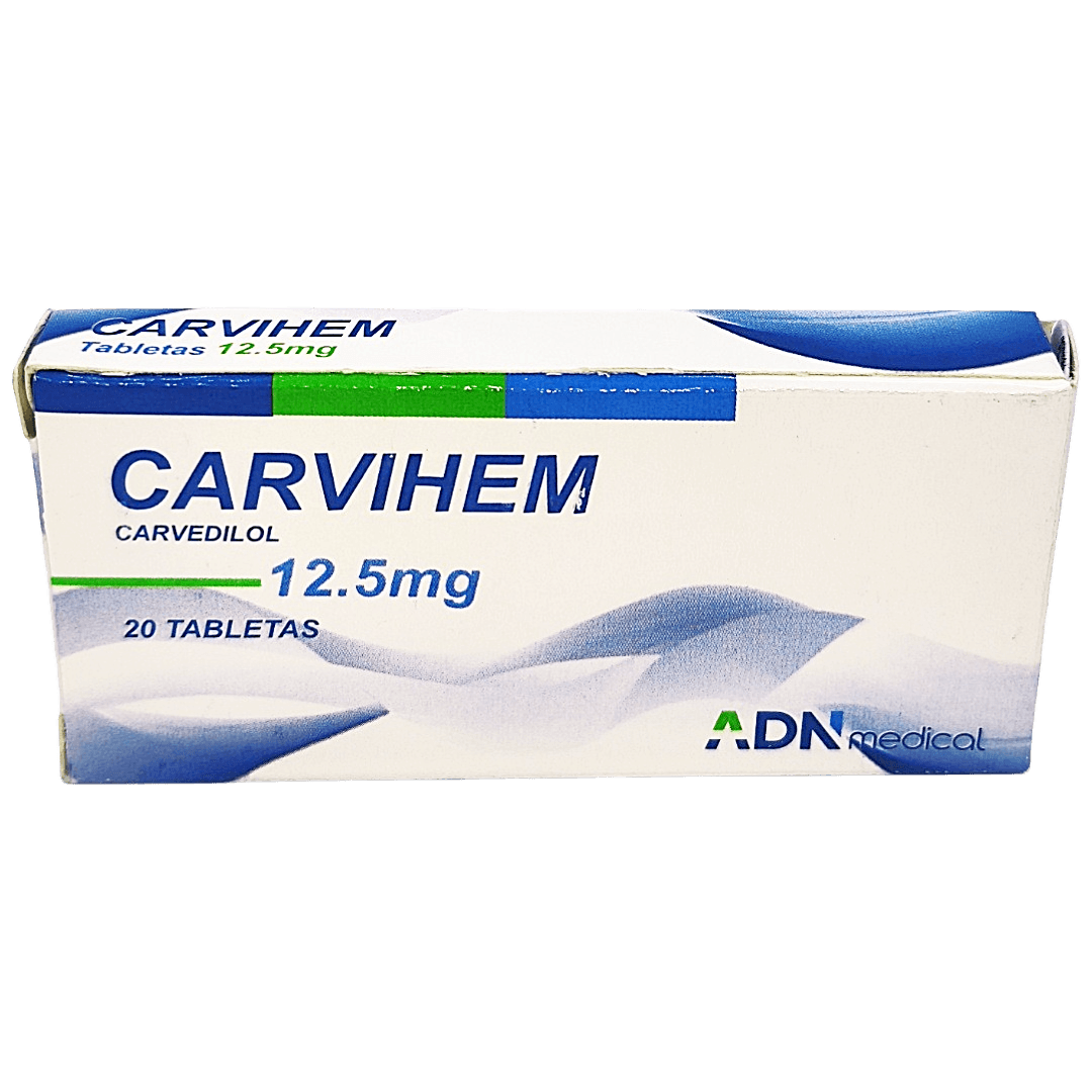 CARVIHEM 12,5 MG X 20 TAB