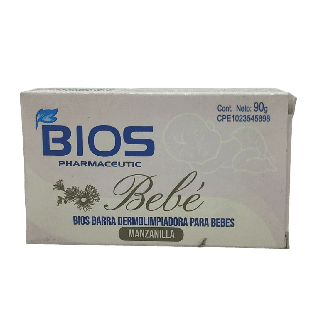 BARRA DERMOLIMP BIOS BEBE MANZANILLAX90G