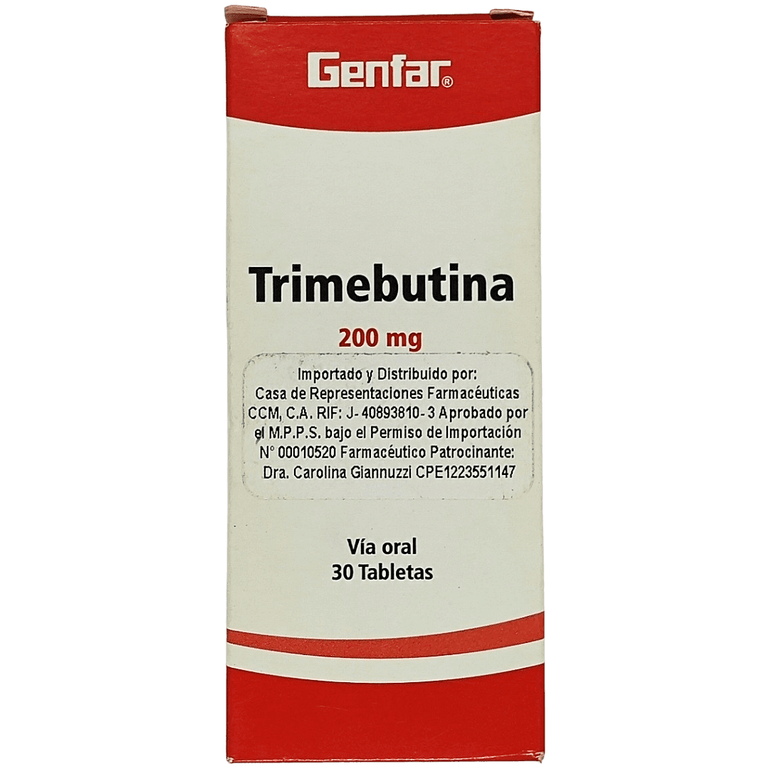 TRIMEBUTINA 200MG X 30 TAB