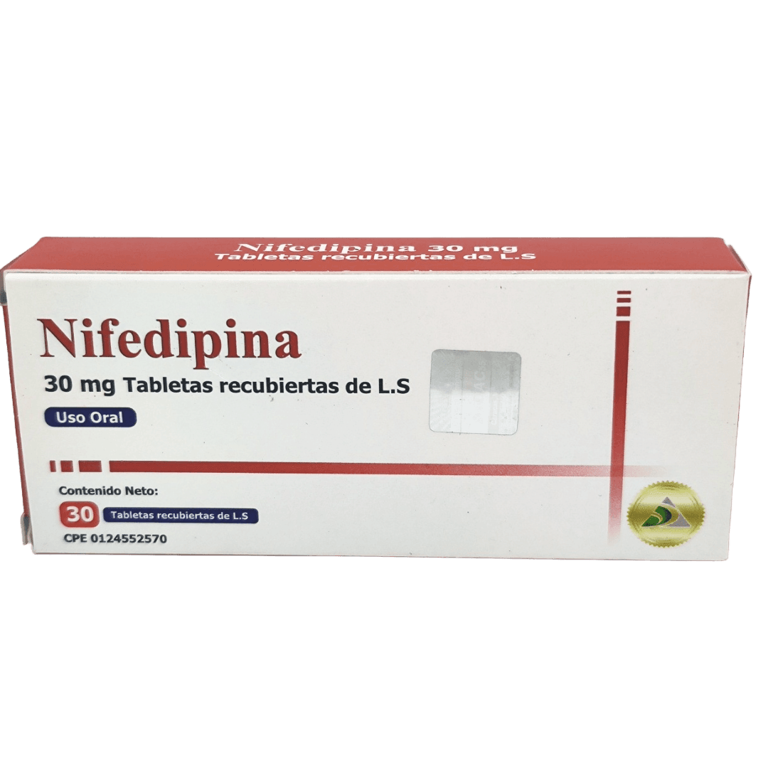 NIFEDIPINA 30MG X 30 TAB L.S