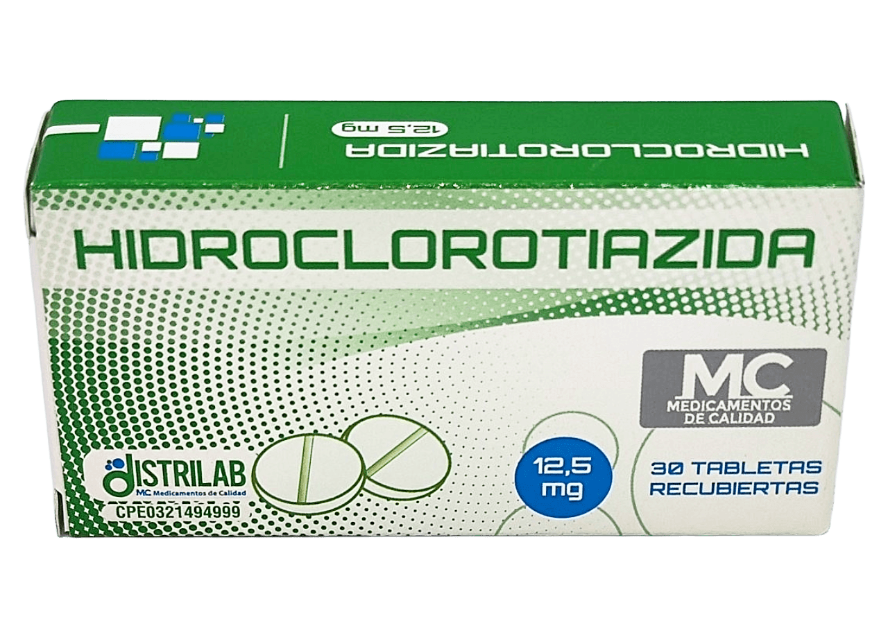 HIDROCLOROTIAZIDA 12.5MG X 30TAB DISTRIL
