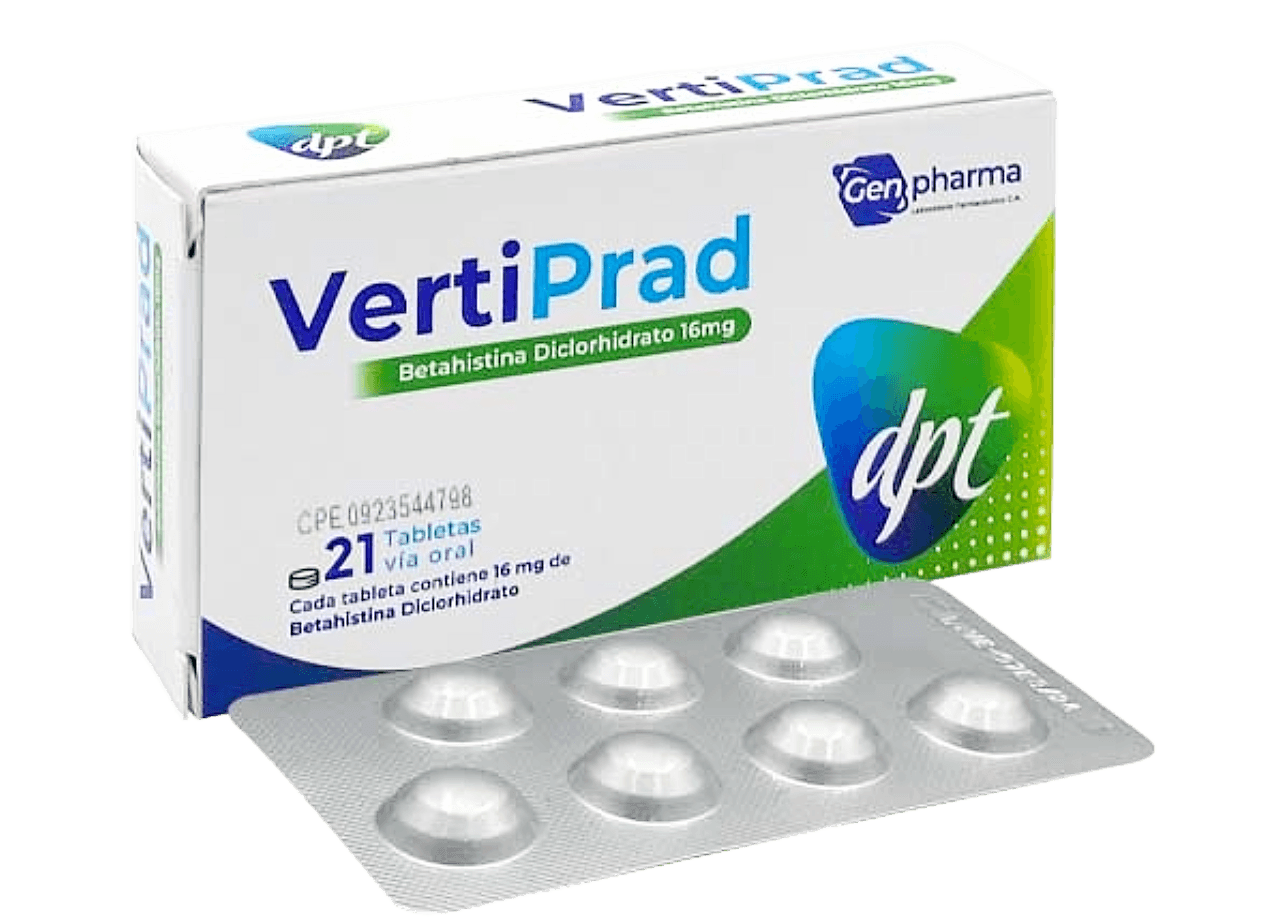 VERTIPRAD 16MG X 21 TAB