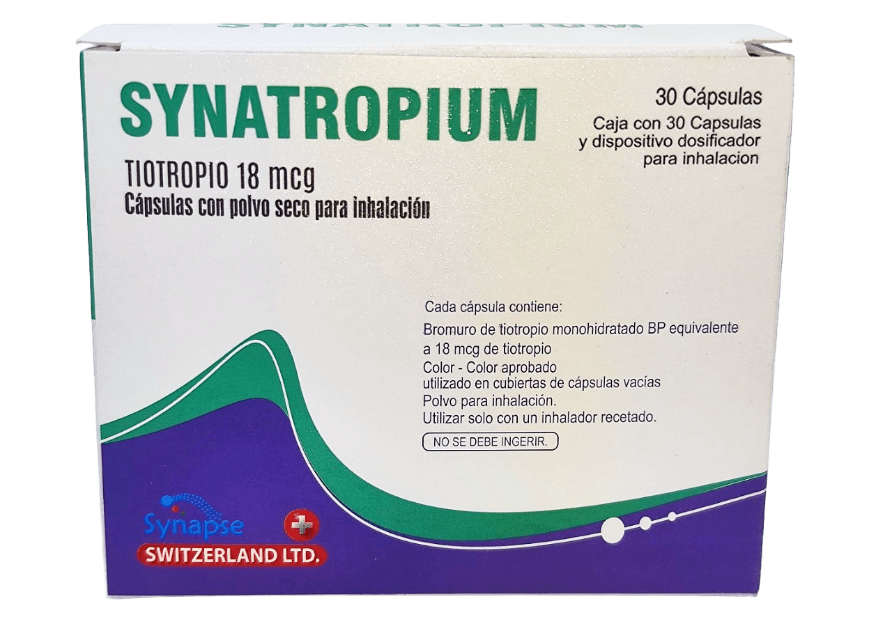 SYNATROPIUM TIOTROPIO 18MCG X 30 CAP