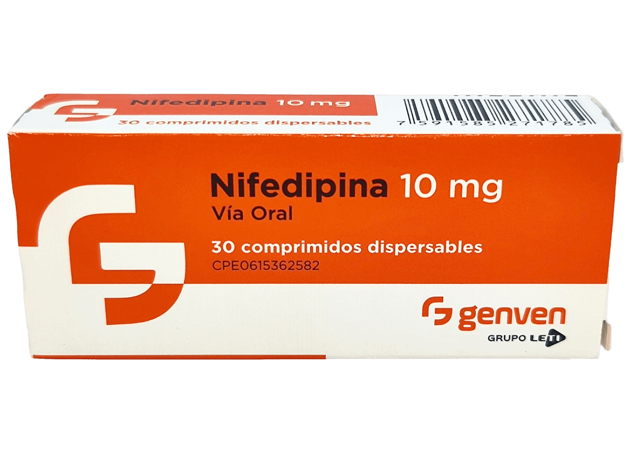 NIFEDIPINA 10MG X 30 COMP