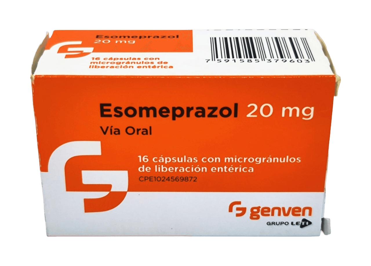 ESOMEPRAZOL 20MG X 16 CAP GV