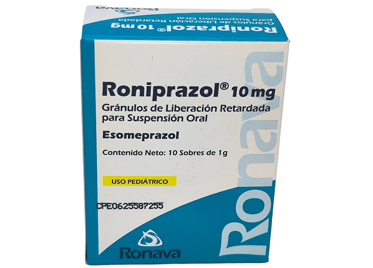 RONIPRAZOL PED SUSP ORAL 10MG X 10 SOB
