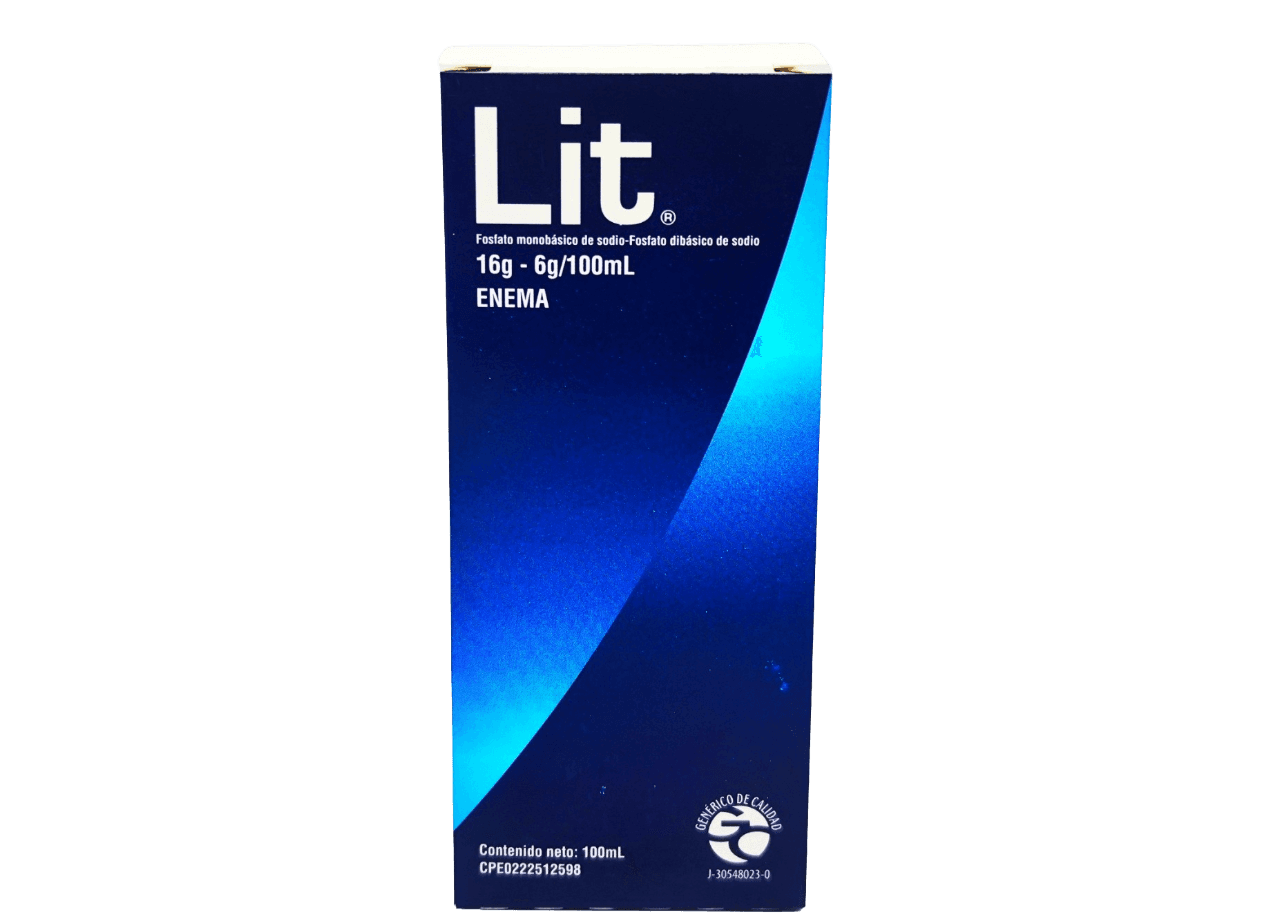LIT 16G-6G/100ML ENEMA ADULTO
