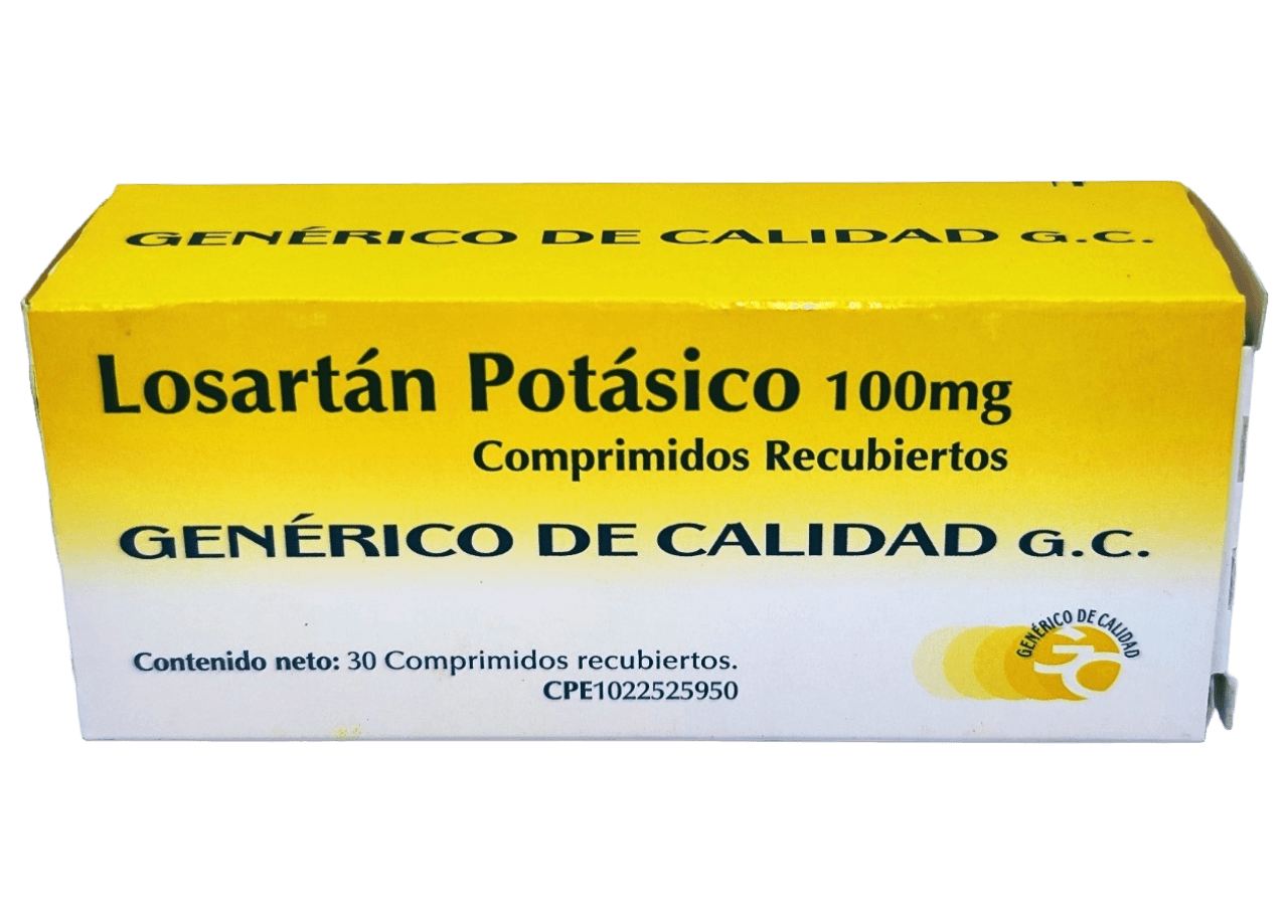 LOSARTAN POT 100MG X 30 COMP G CALIDAD