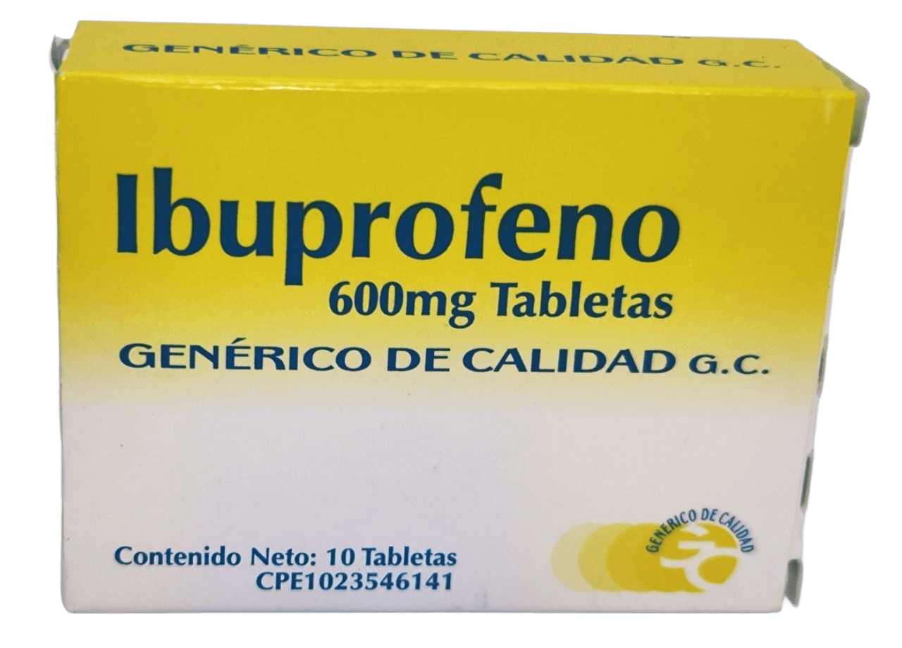 IBUPROFENO 600 MG X 10 TAB G.C