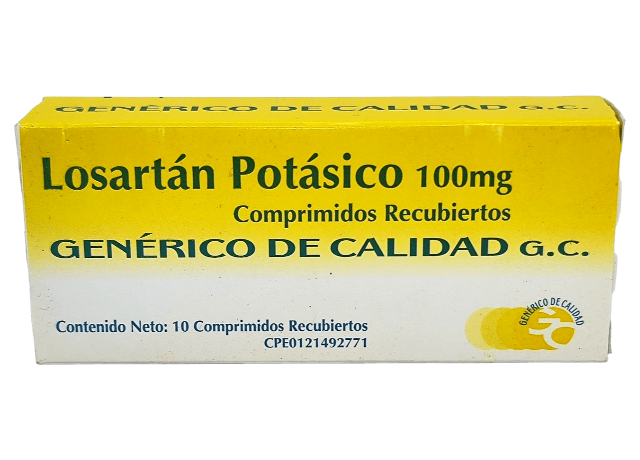 LOSARTAN POTASICO 100MG X 10 COMP