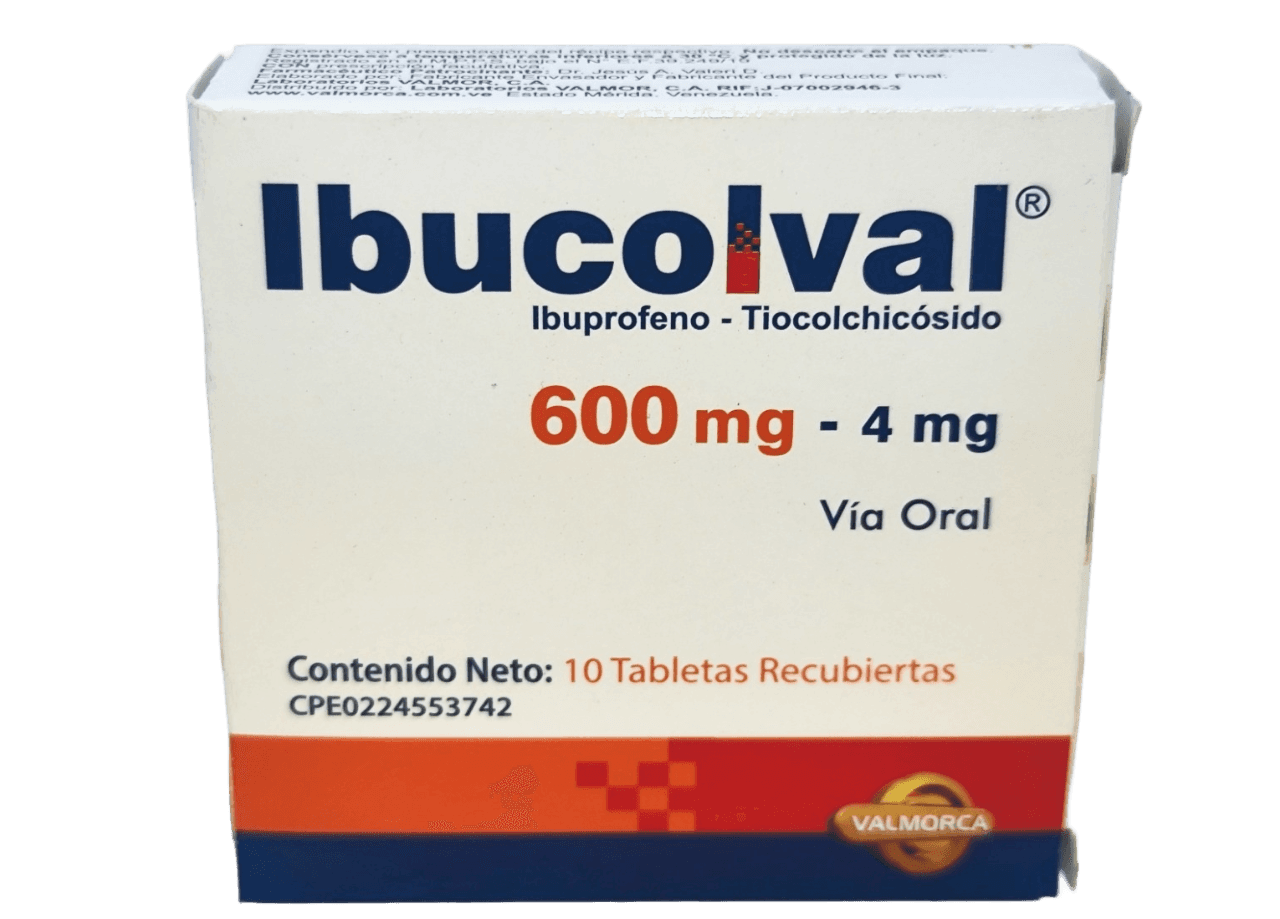 IBUCOLVAL 600MG-4MG X 10 TAB