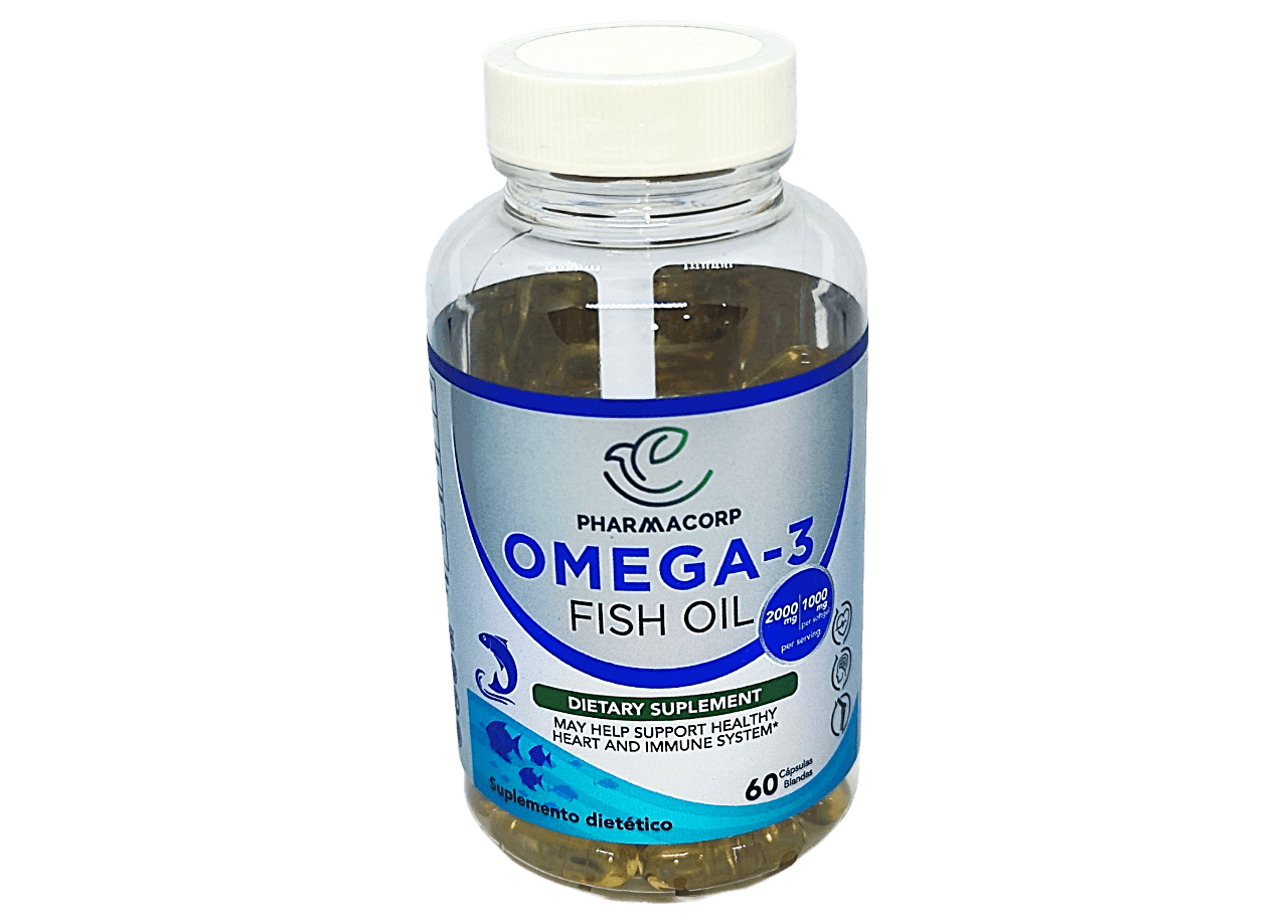 OMEGA-3 FISH OIL 2.000MG X 60CAPS PHARMACORP