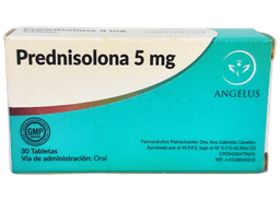 PREDNISOLONA TAB 5 MG X 30 ANG