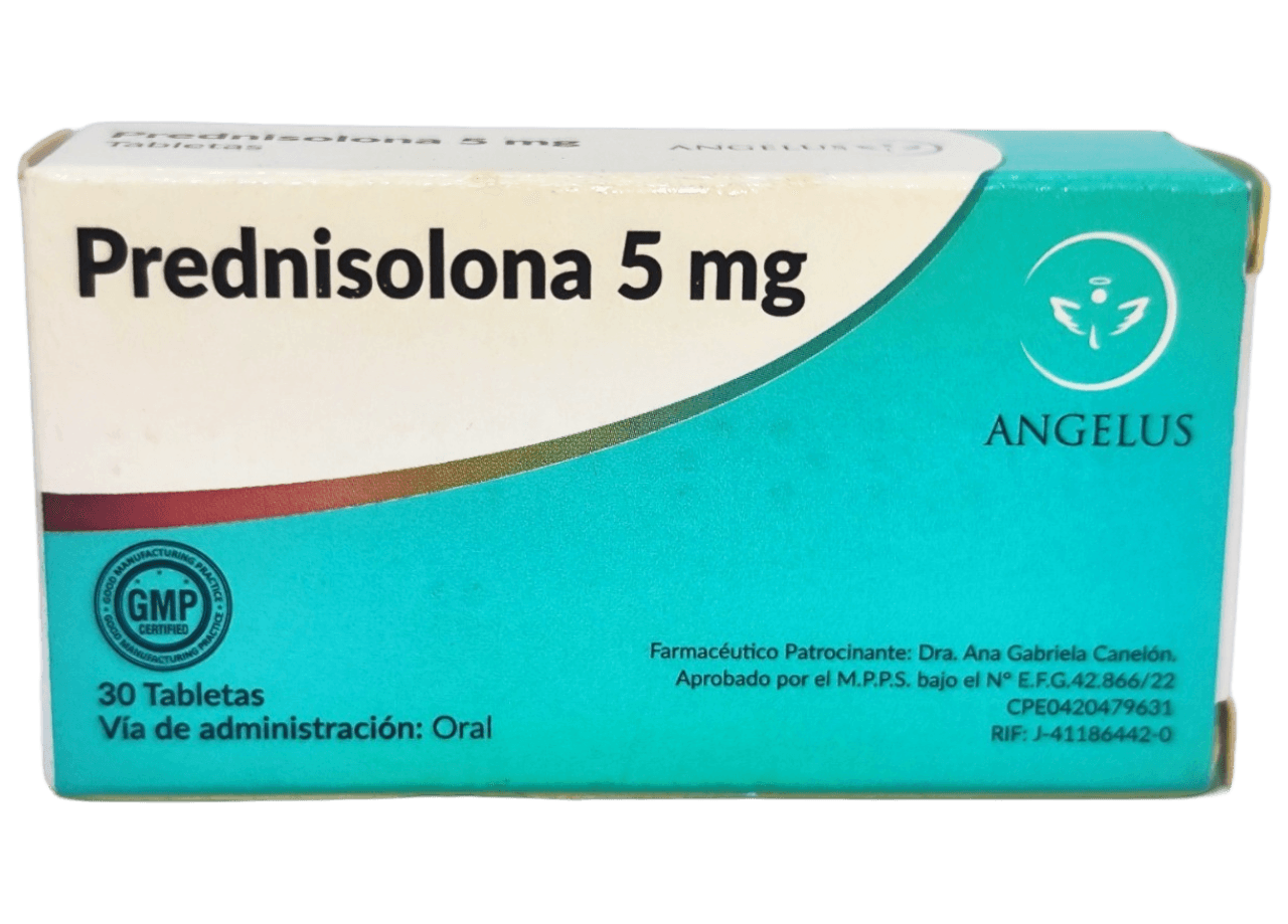 PREDNISOLONA TAB 5 MG X 30 ANG