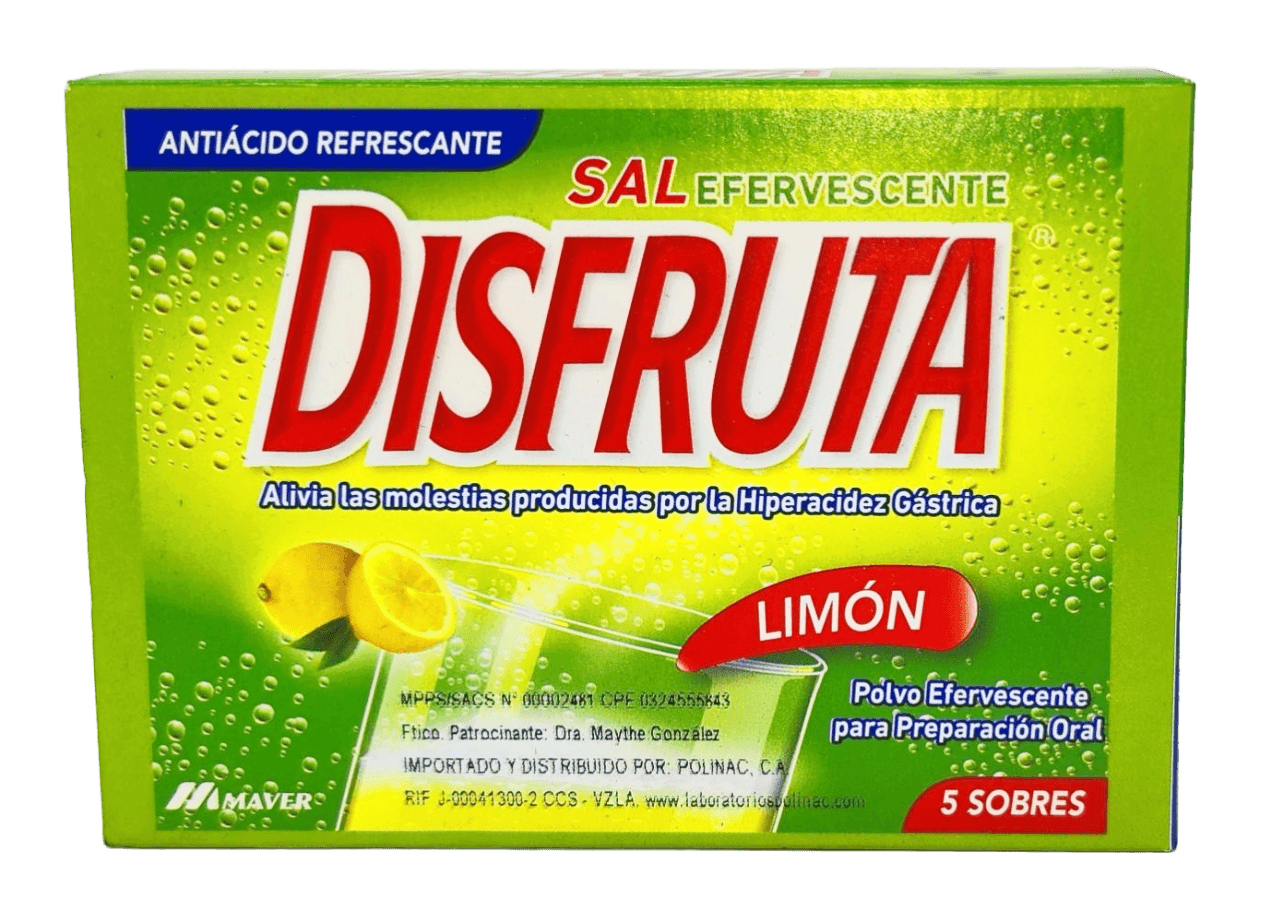 DISFRUTA LIMON X 5 SOBRES