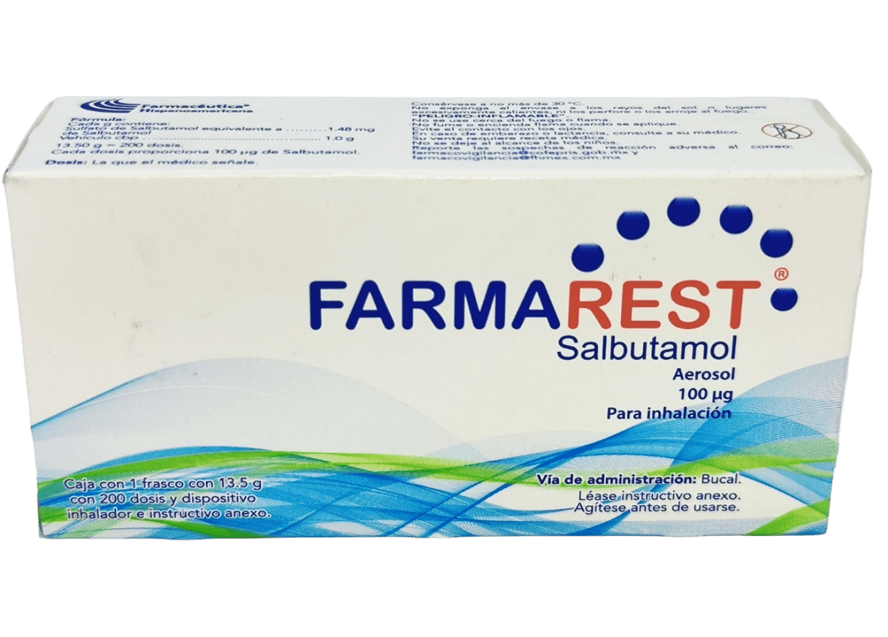 FARMAREST AER 100 MCG X 200 SALBUTAMOL