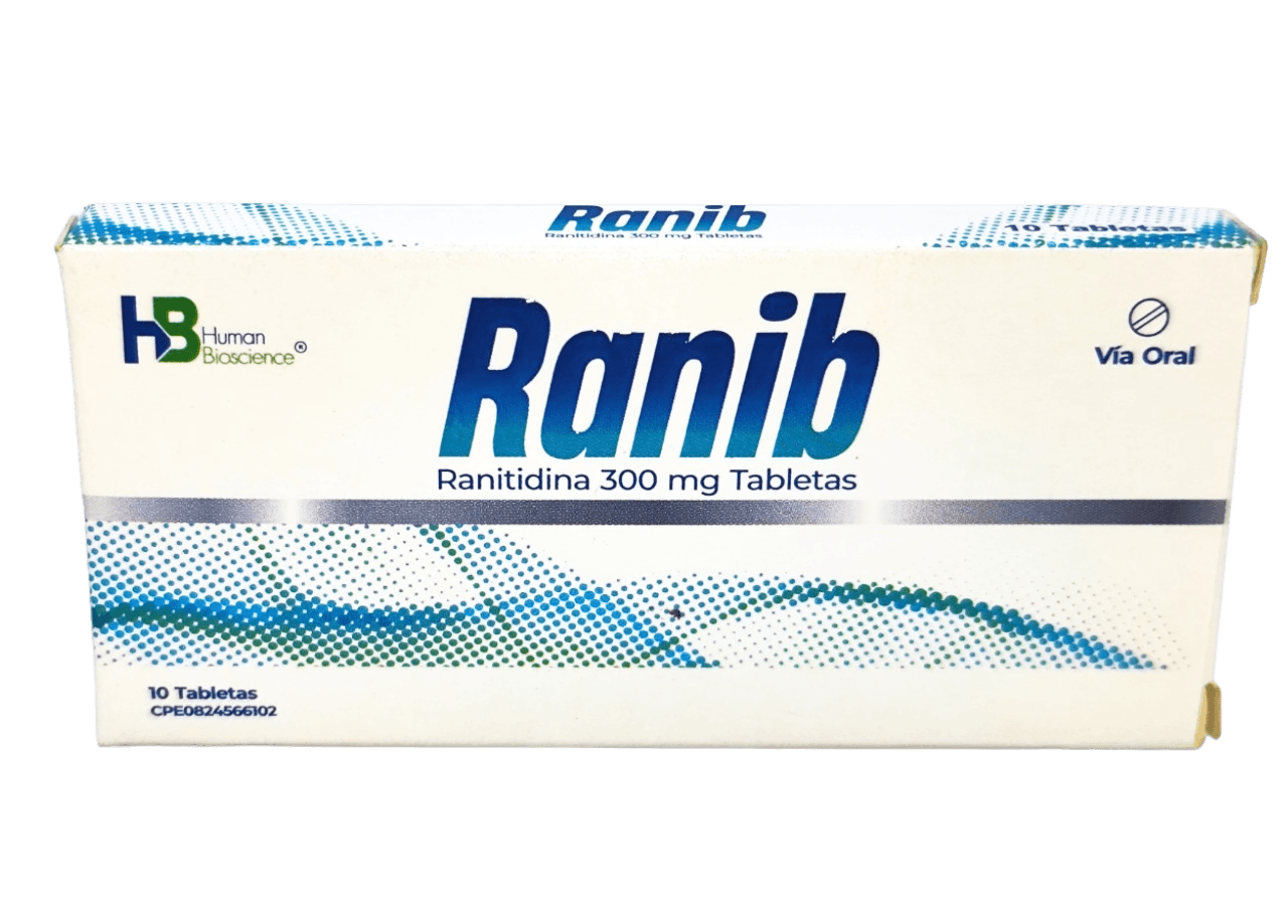 RANIB 300 MG X 10 TAB