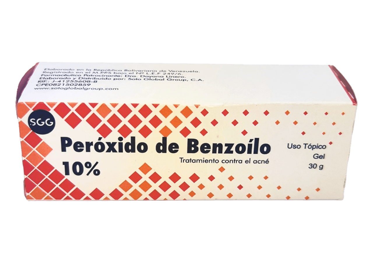 PEROXIDO BENZOILO GEL 10% X 30 G