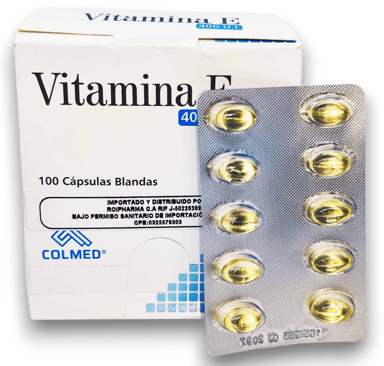 VITAMINA E 400 U.I. X 10CAP BLIST COLMED