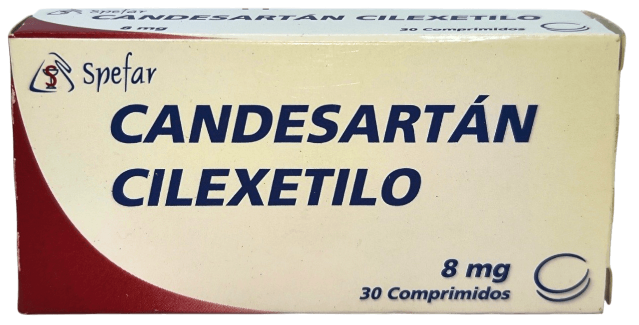 CANDESARTAN CILEXETILO 8MG X 30COMP SPEFAR