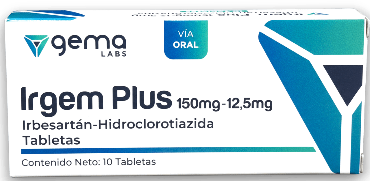 IRGEM PLUS 150MG-12,5MG X 10 TAB