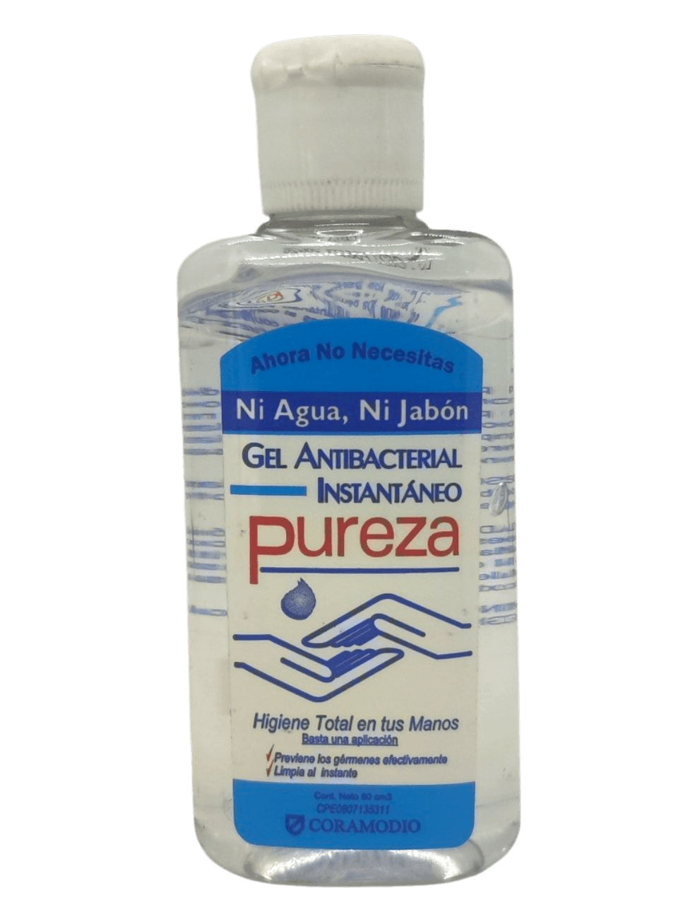 GEL ANTIBACTERIAL PUREZA 80GR