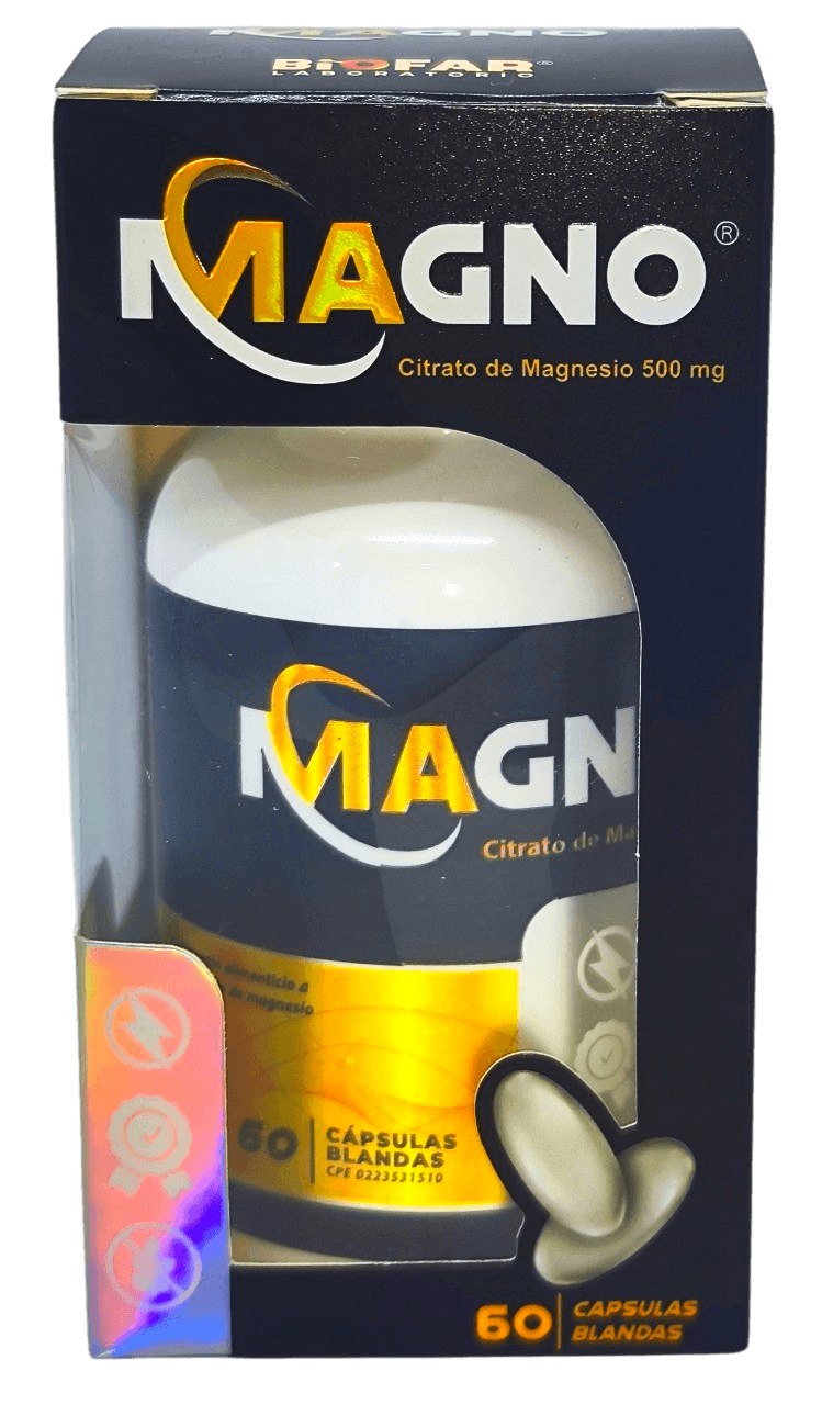 MAGNO 60 CAPSULAS 500 mg - Via oral