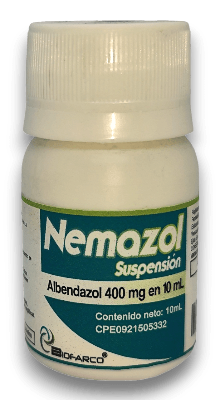 NEMAZOL 400MG/10ML SUSP ORAL X 10ML
