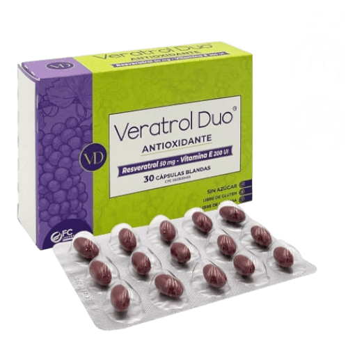 VERATROL DUO 50MG-200UI X 30 CAP BLANDAS
