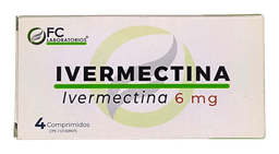 IVERMECTINA  6MG  TAB X 4