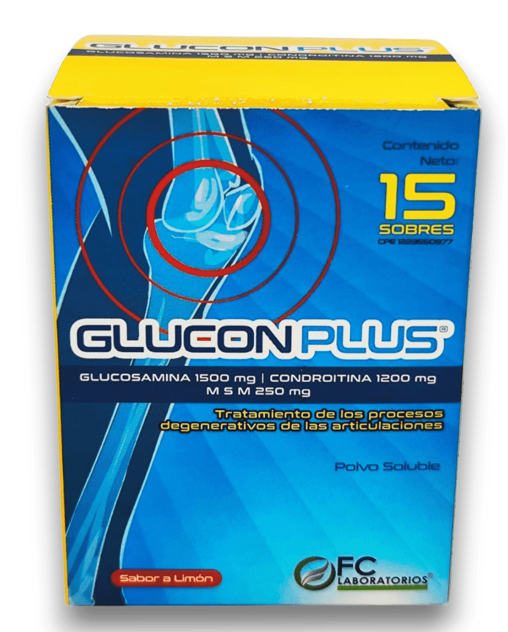 GLUCON PLUS SABOR LIMON X 1 SOBRE