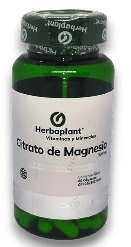 CITRATO DE MAGNESIO 500MG X 60CAP