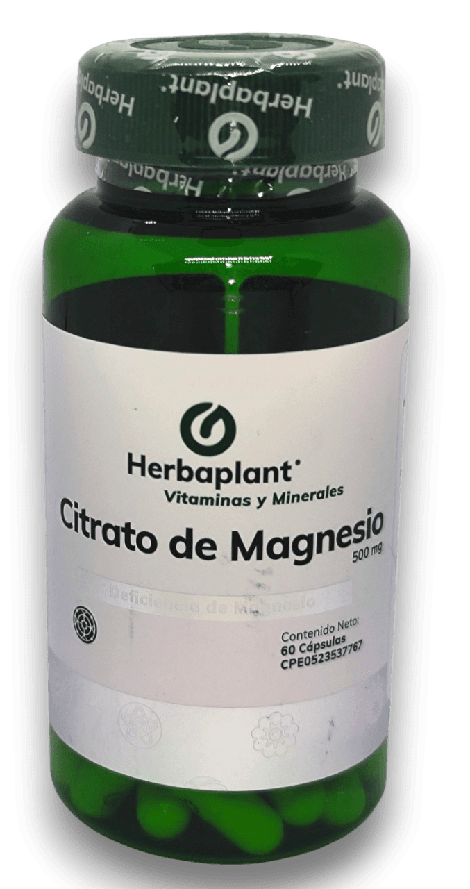 CITRATO DE MAGNESIO 500MG X 60CAP