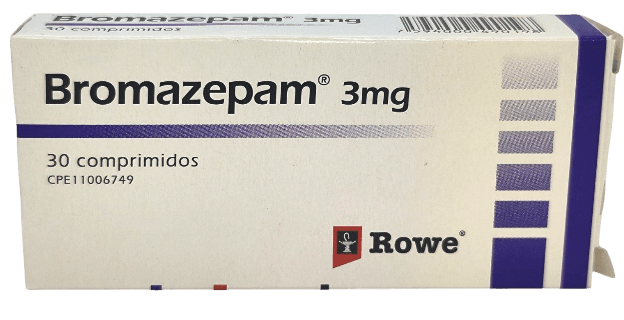 BROMAZEPAM 3MG x 30TAB ROWE