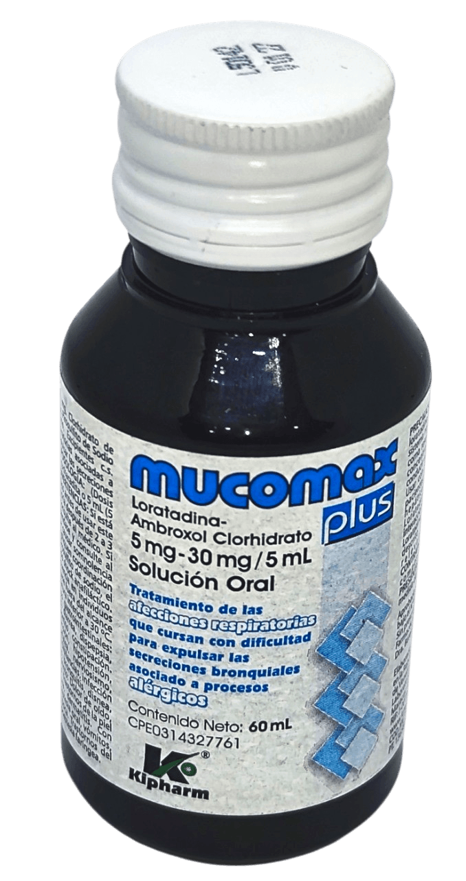 MUCOMAX PLUS SOL 30MG/5MG X60ML