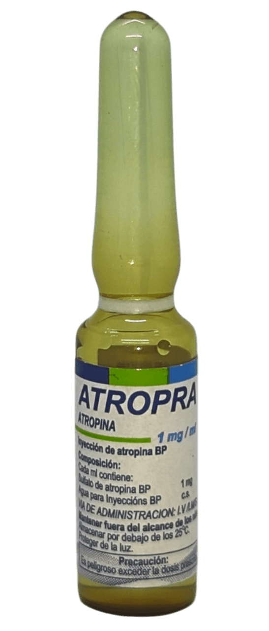 ATROPINA ATROPRA 1MG/ML I.M I.V X 1AMP