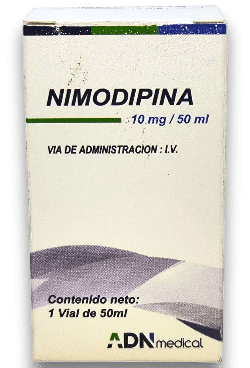 NIMODIPINA IV 10MG/50ML X 1 AMP ADN