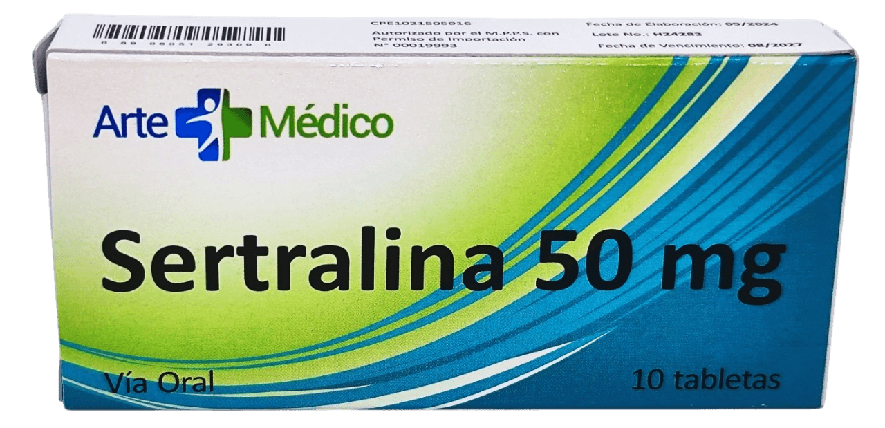 SERTRALINA 50MG X 10 TAB