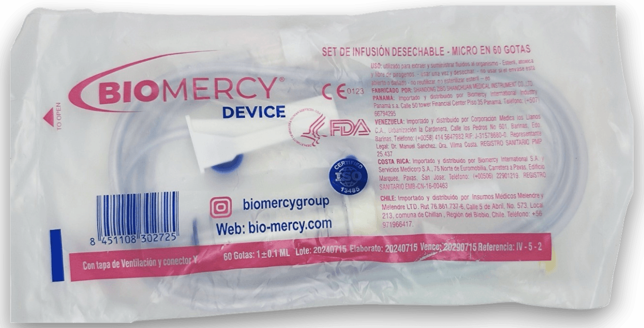 SET INFUNSION MICROGOTERO X 60G BIOMERCY
